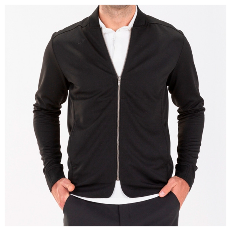 Jacket "Pasarela" zwart met klein borstlogo