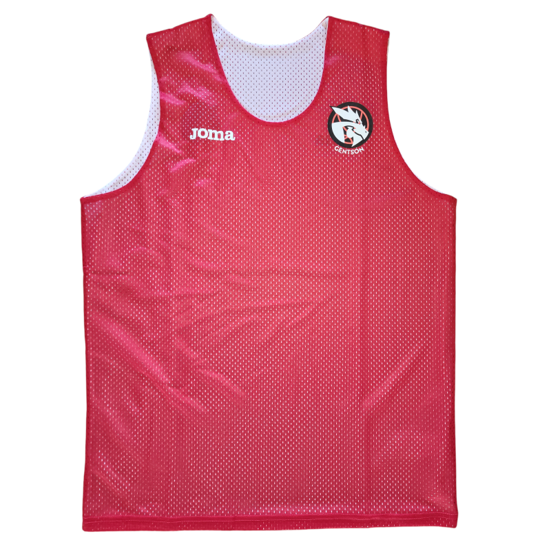 Rood/Wit Reversibel, klein logo