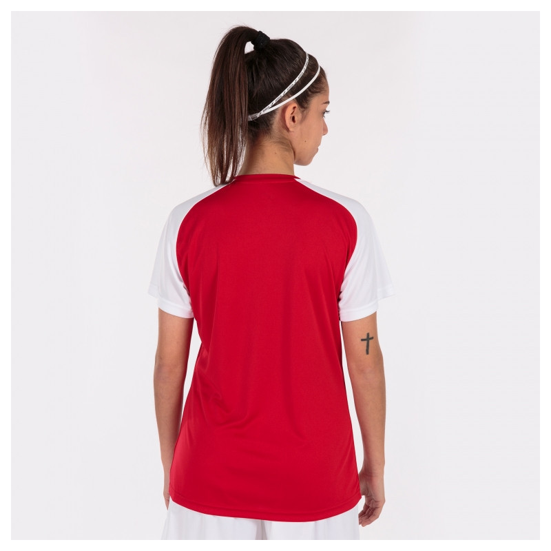 Dames T-shirt met mouwen, klein logo